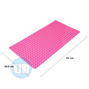 duplo uniblocks bouwplaat roze 51x 25,5