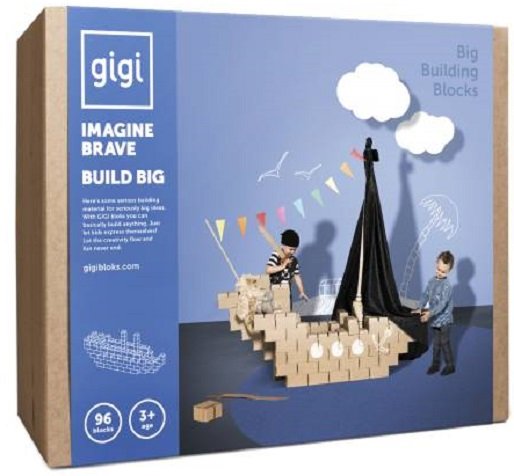 Gigi Bloks stevige blokken set G-3 - 96 stuks - XL