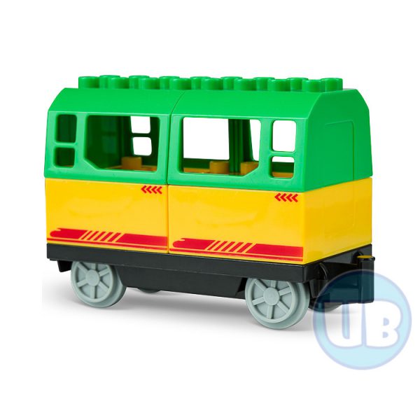 duplo trein wagon groen