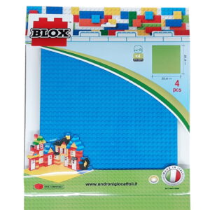 lego BLOX bouwplaten - dubbelzijdig - 4 stuks - 25,5 x 25,5 cm - 2