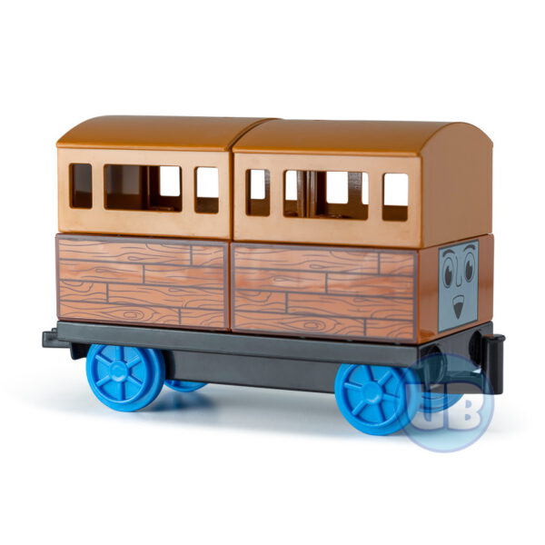 duplo Wagon bruin aansluitend op bestaande treinen