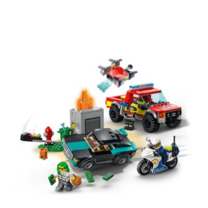 LEGO City 60319 Brandweer & Politie achtervolging - 1