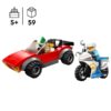LEGO City 60392 Achtervolging Auto op Politiemotor - 4