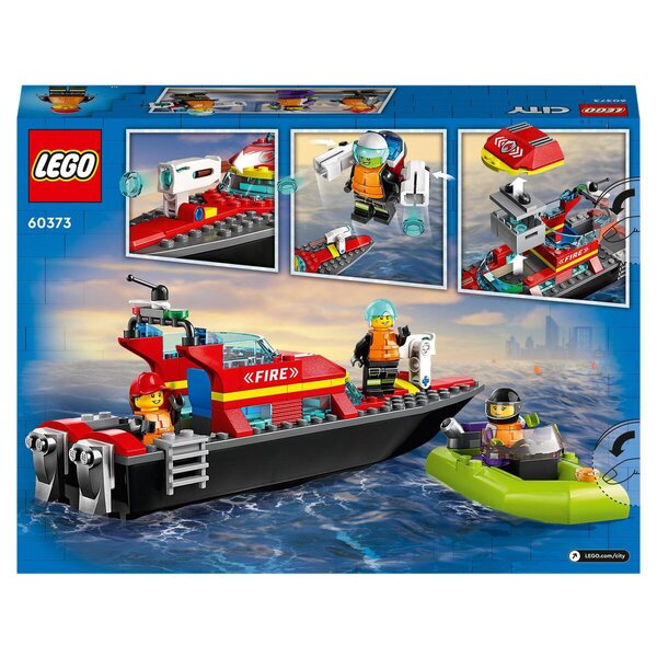 LEGO City 60373 Reddingsboot Brand - 4