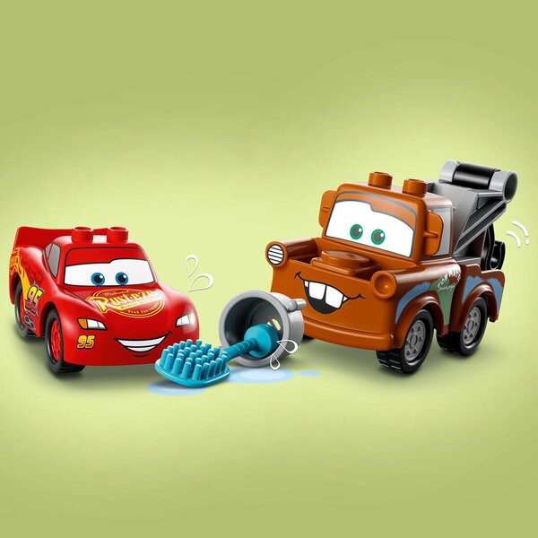 LEGO DUPLO 10996 Disney en Pixar's Cars Bliksem McQueen & Takel Wasstraat - 1