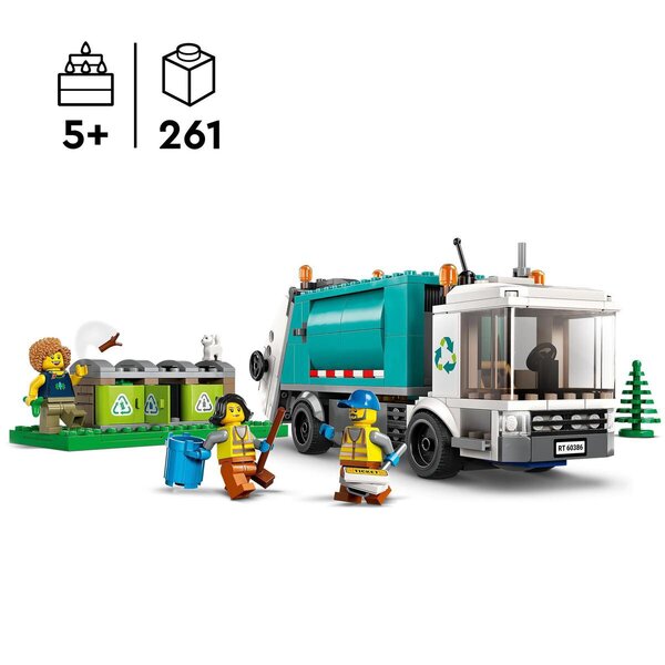 LEGO City 60386 Recycle Vrachtwagen - 2