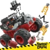 Mega Hot Wheels Monster Trucks Bone Shaker Crush Course - 2