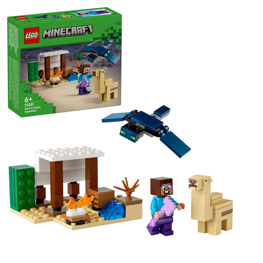LEGO Minecraft 21251 Steve's Woestijnexpeditie