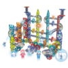 Magnetic Tiles - Knikkerbaan met Discobal en Lichteffect - 228 delig - Magnetische Bouwblokken - 4