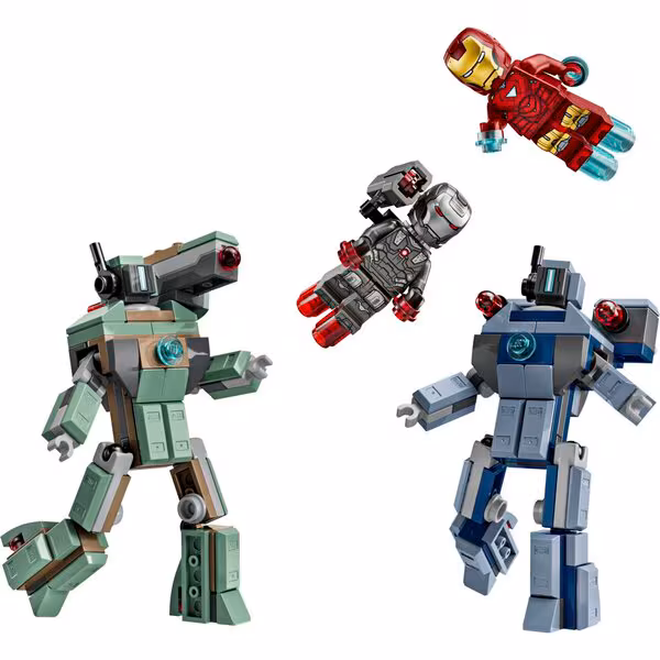 LEGO Marvel 76320 Iron Man en War Machine vs. Hammer Drones - 1