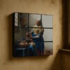 Smartek Magnetische Tiles - Art Vermeer Milkmaid - 9 delig - 2