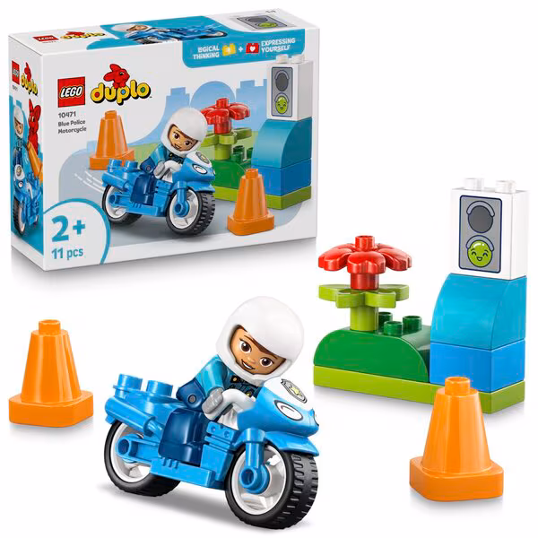 LEGO DUPLO 10471 Blauwe Politiemotor