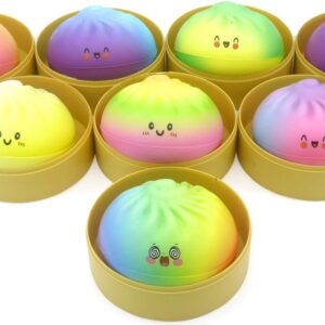 Foam Bun Dumpling - Rainbow edition