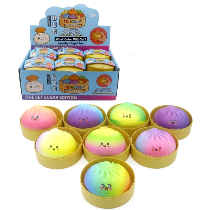 Foam Bun Dumpling – Rainbow edition