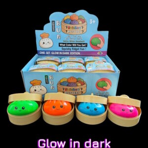 Squishy Bun Dumpling 8.5 cm - glow in the dark edition